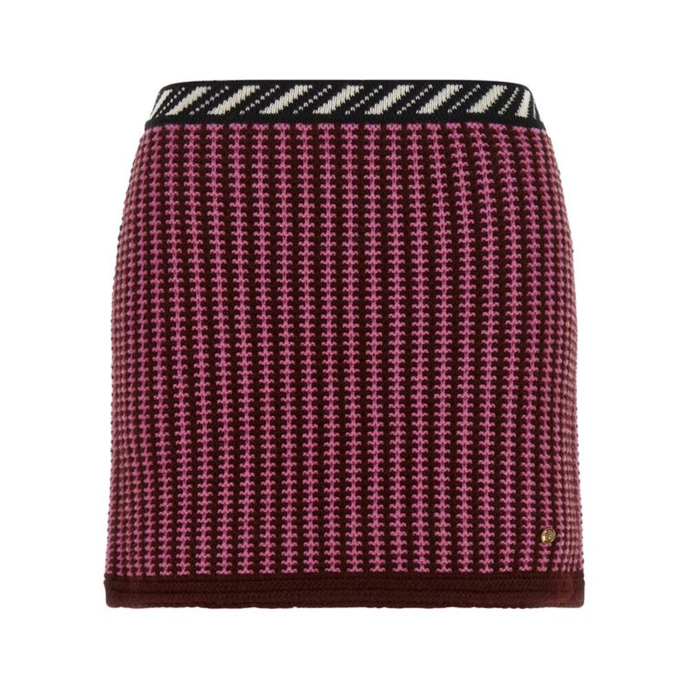 Versace Women Crochet Knit Skirt